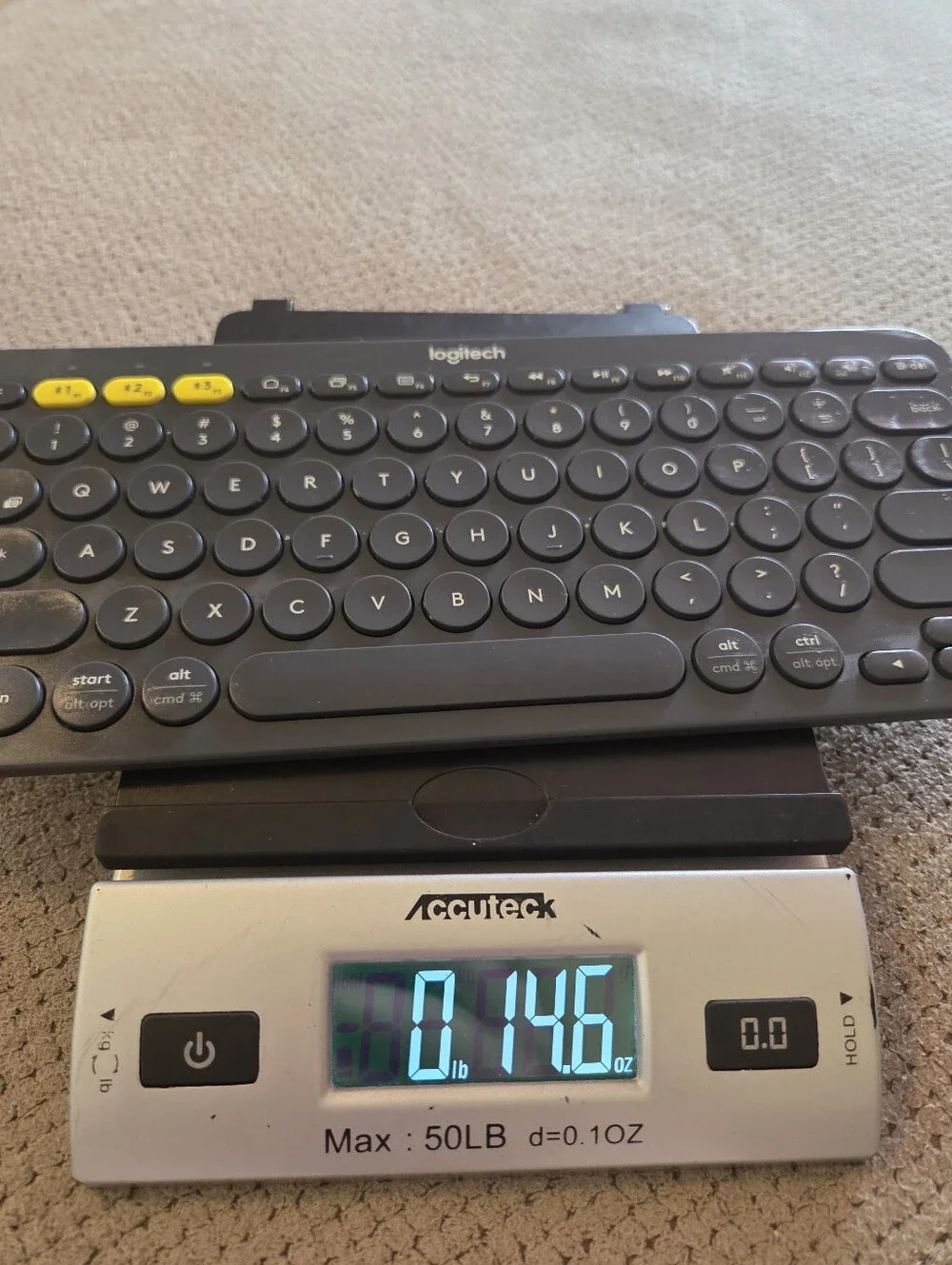 Logitech K380 Multi-Device Bluetooth Wireless Keyboard with Customizable Shortcu
